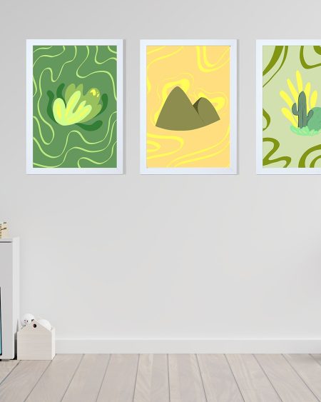 Wall Art Relaximalist(Beyaz Çerçeve)