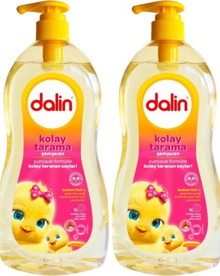 Dalin Bebek Şampuanı 700ML Kolay Tarama Badem Özlü Pompalı (2 Li Set)
