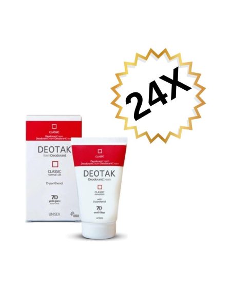 Deotak 24 Adet Deotak Krem Deodorant Classic 35 ml