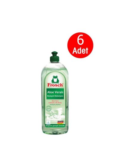 Frosch Bulaşık Deterjanı Aleoveralı 750 ml x 6