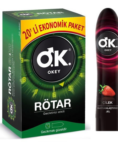 Okey Rötar 20'li ve Çilekli  Jel