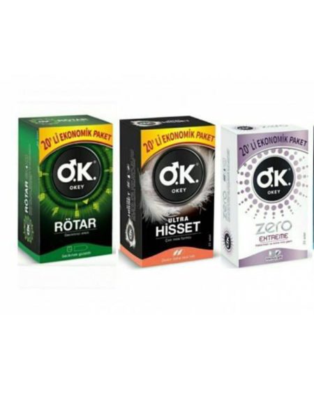 Prezervatif Rötar 20 Li + Ultra Hisset 20 Li + Zero Extreme 20 Li