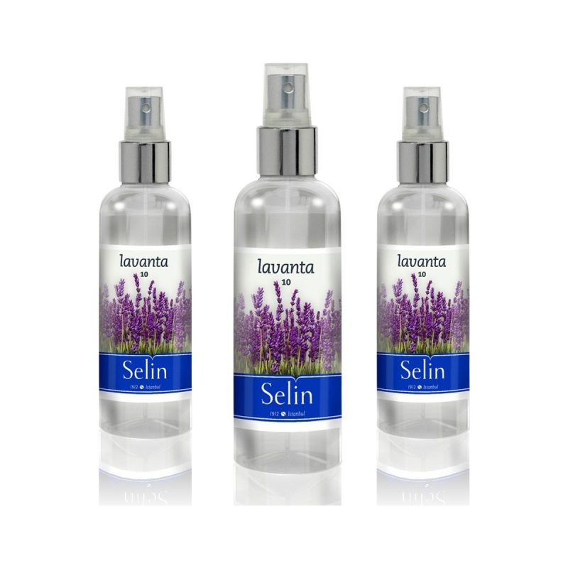 Selin Parfümlü Sprey Kolonya Lavanta 100 ml x 3