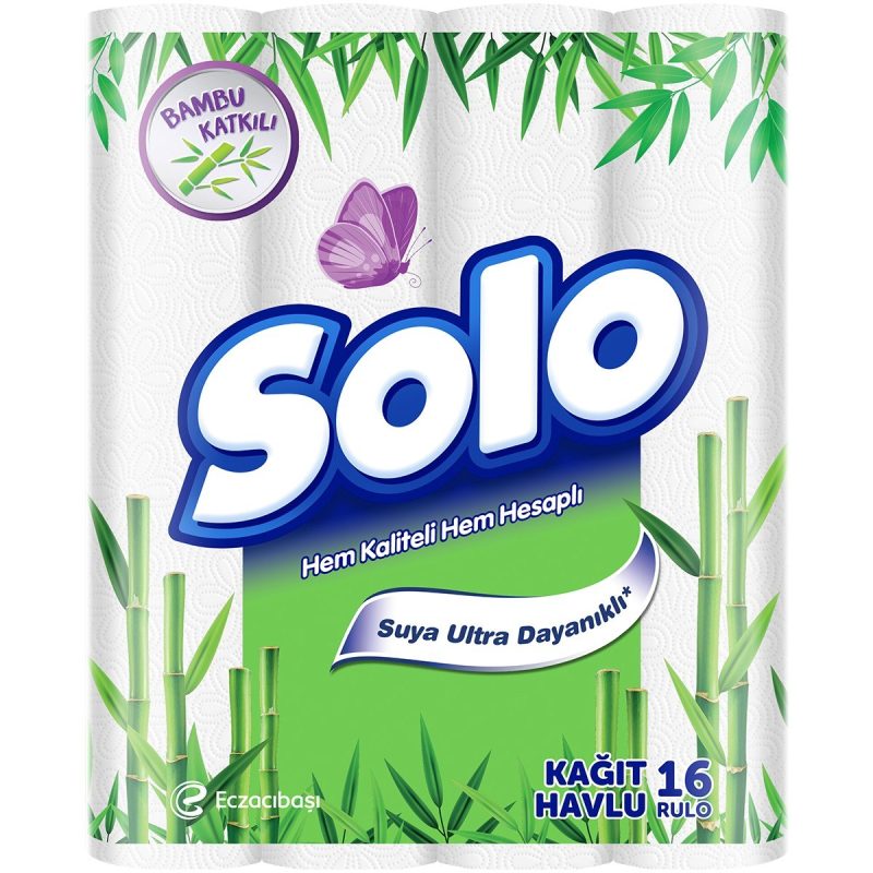 Solo Bambu Katkılı Kağıt Havlu 16’lı - Görsel 2