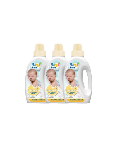 Uni Baby Yenidoğan Çamaşır Sabunu 1500 ml x 3 Adet