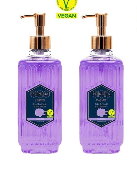 Doğal Zeytinyağlı Kaşmir Sıvı Sabun 500 ml 2 li