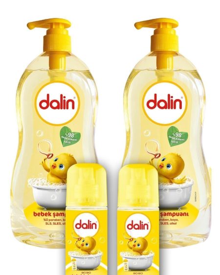Şampuan Klasik 500 Ml 2 Adet + Bebek Kolonyası Bıcı Bıcı X2 Adet
