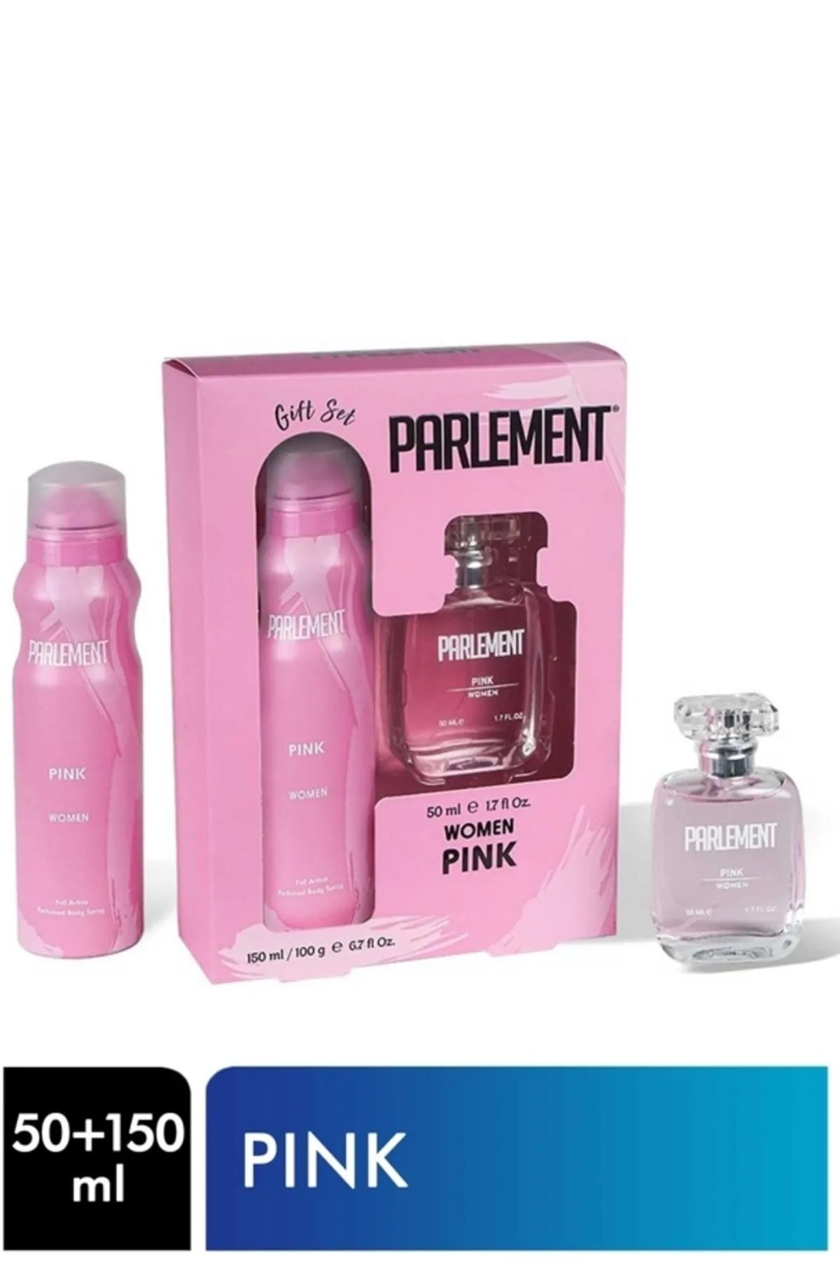 50 Ml Pink Kadın Parfüm + 150 Ml Deodorant Seti