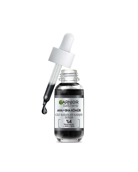 Aha + Bha Kömür Cilt Kusurları Karşıtı Serum 30 Ml