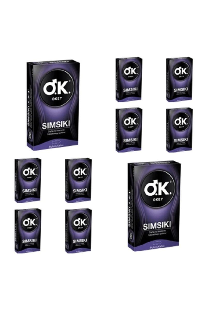 Bay Temur Tic. Okey Prezervatif Sımsıkı 10'lu 10 Paket