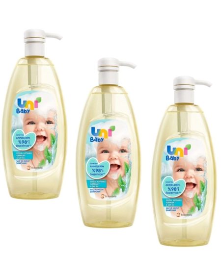 Bebek Saç Ve Vücut Şampuanı 700 Ml 3 Adet