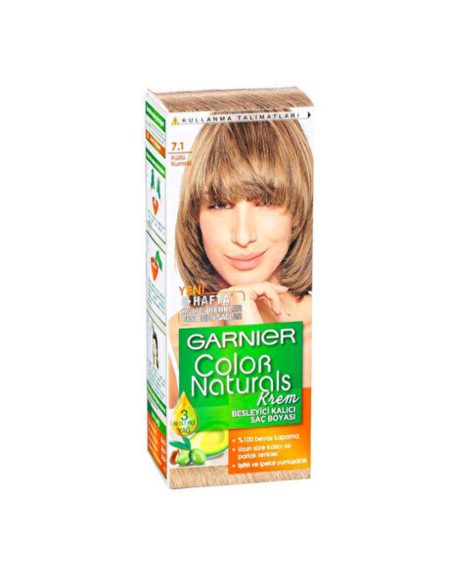Color Naturals Saç Boyası No:7.1 Küllü Kumral