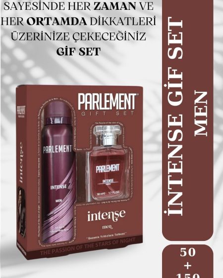 İntense Erkek Gif Set