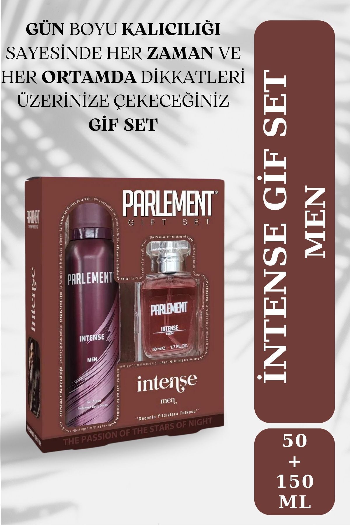 İntense Erkek Gif Set