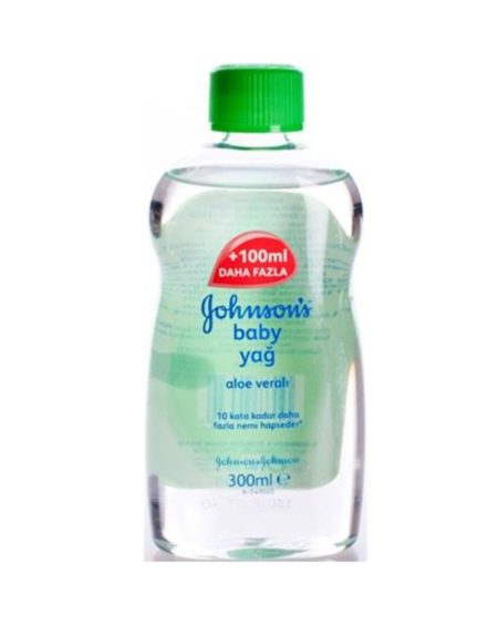 Johnsons Baby Nemlendirici Yağ 300 Ml Aloe Veralı