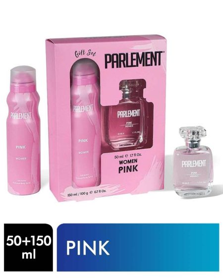 Kadın 50 ml Edt Parfüm+ Doedorant 150 ml Pink-  15151515151115