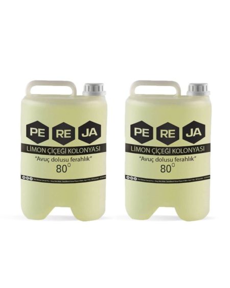 Limon Çiçeği Kolonyası 5 L Plastik Ambalaj 2'li Set