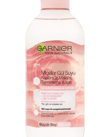 Micellar Gül Suyu Kusursuz Makyaj Temizleme & Işıltı 400 Ml