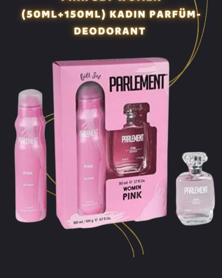 Pink Women Parfüm Seti 50 ml EDT+150 ML Deodorant