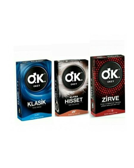 Prezervatif Klasik 10 Lu + Ultra Hisset 10 Lu + Çifte Haz 10 Lu