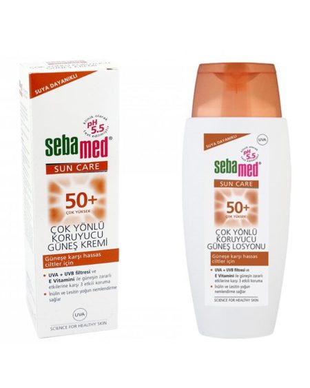 Sun Care Çok Yönlü Koruyucu Güneş Kremi Spf50 75 Ml, Güneş Koruyucu Losyon Spf50 150 Ml