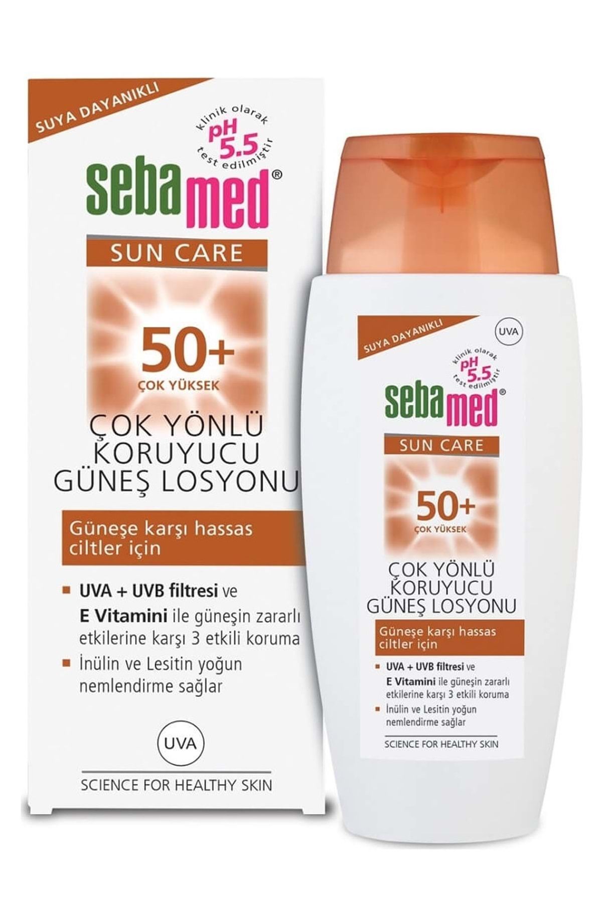 Sun Care Çok Yönlü Koruyucu Güneş Losyonu 50+ Faktör 150ML (2 Li Set) - Görsel 2