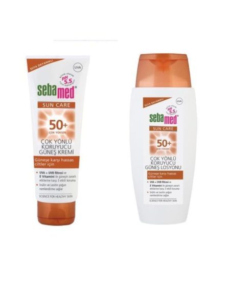 Sun Güneş Koruyucu Set- Spf 50+ 75 ml Krem Ve 150 ml Losyon