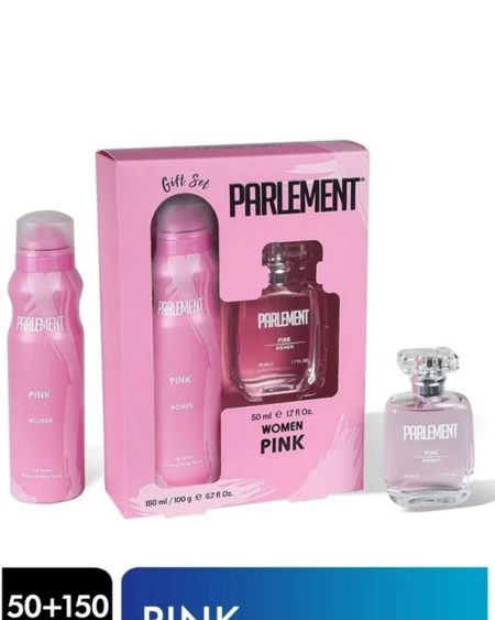 TOPTANBULURUM Parlement 50 Ml Pink Kadın Parfüm + 150 Ml Deodorant Seti