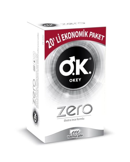 Zero Ekstra Ince Formlu Prezervatif 20'li