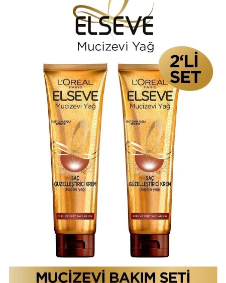 2'li Mucizevi Yağ Saç Güzelleştirici Krem 150 Ml-kuru Ve Sert Saçlar