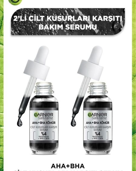 Aha Bha Cilt Kusurları Karşıtı Serum %4 [niasinamid Peeling Etkili Aha Bha] 30 ml 2'li Set