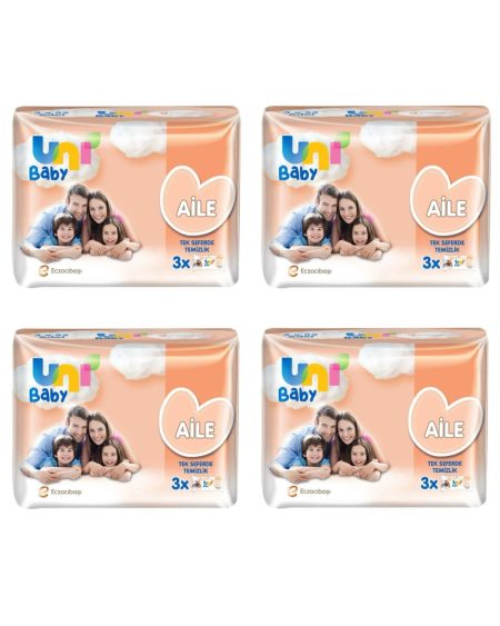 Aile Islak Mendil 12'li (12X52) 624 Yaprak