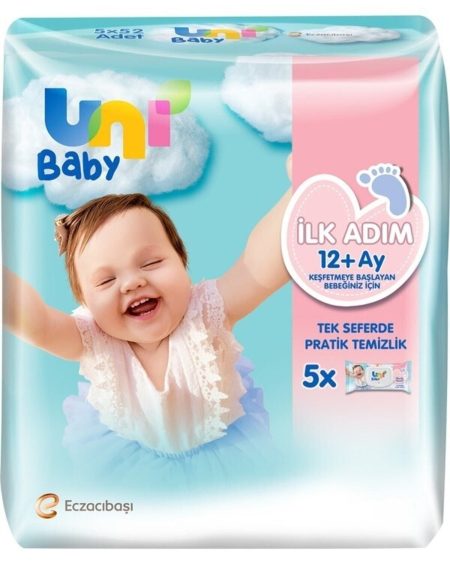 Baby Ilk Adım Islak Mendil 5'li 260 Yaprak