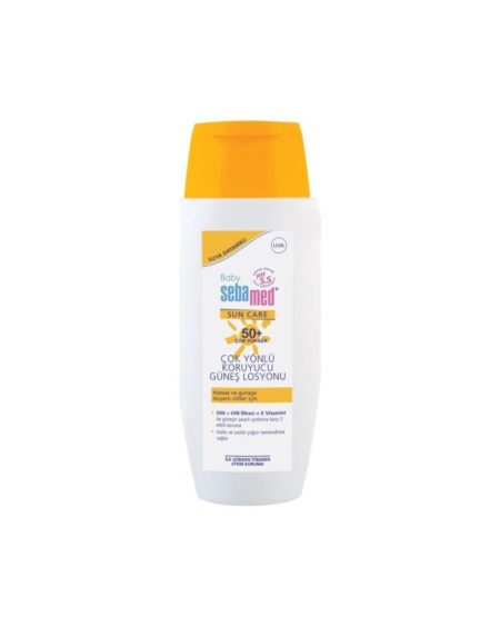 Baby Sun Care Suya Dayanıklı Spf 50+ Çok Yönlü Koruyucu Bebek Güneş Losyonu 150 ml