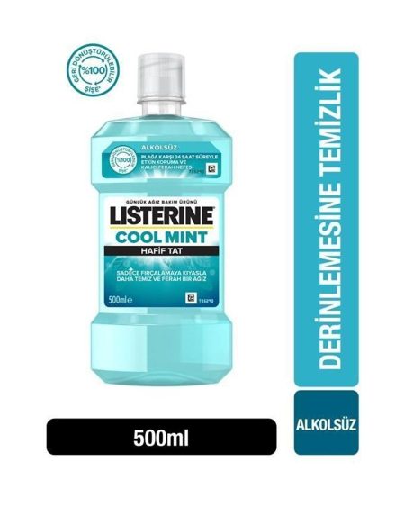 Breath Freshening Ağız Bakım Ürünü, Cool Mint, Hafif Tat, 500ml