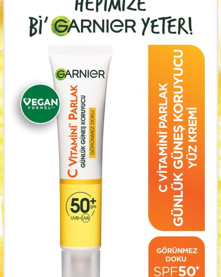 C Vitamini Günlük Güneş Koruyucu Fluid Yüz Kremi Görünmez Doku Spf50 40ml