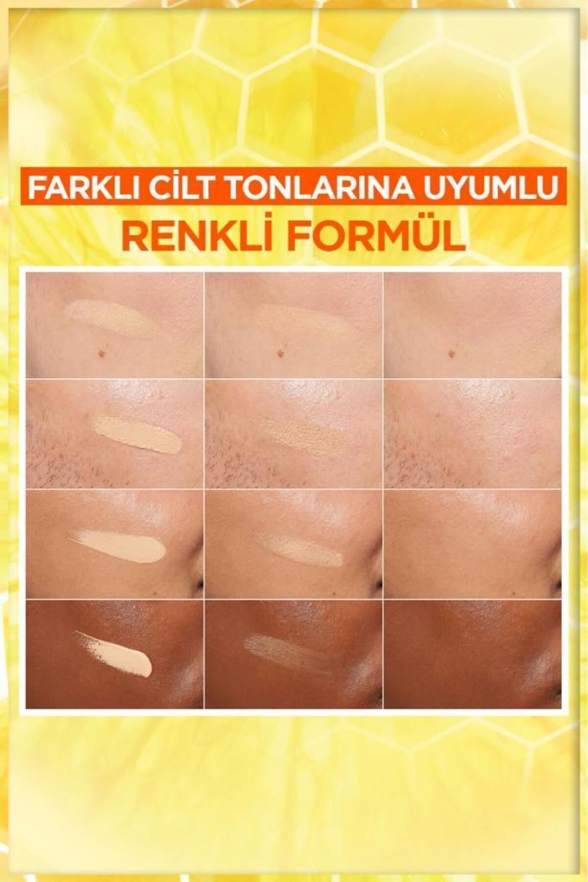 C Vitamini Parlak 2'li Güneş Koruyucu Set Işıltılı Doku - Görsel 5