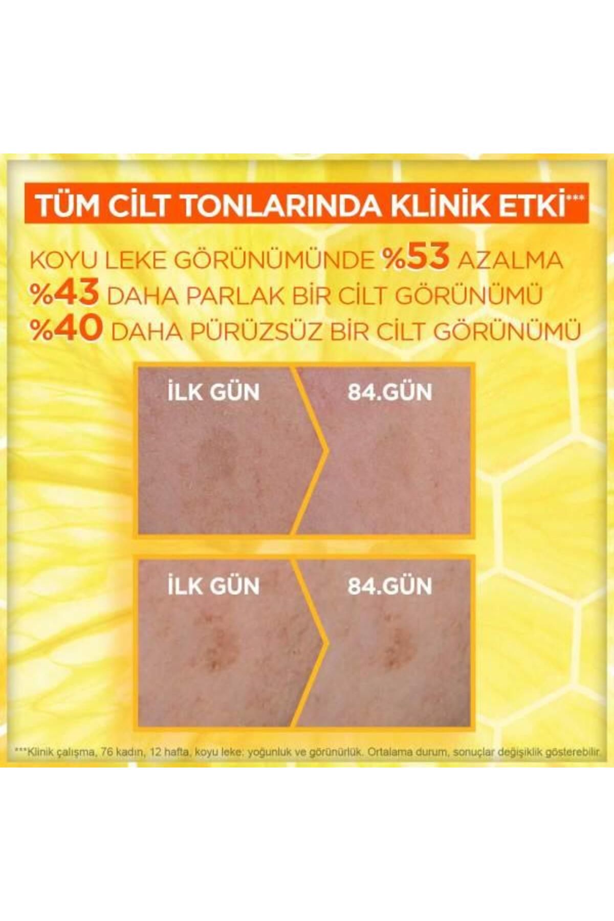C Vitamini Parlak Günlük Uv Korumalı Güneş Yüz Kremi Görünmez Doku Spf50 40ml - Görsel 5
