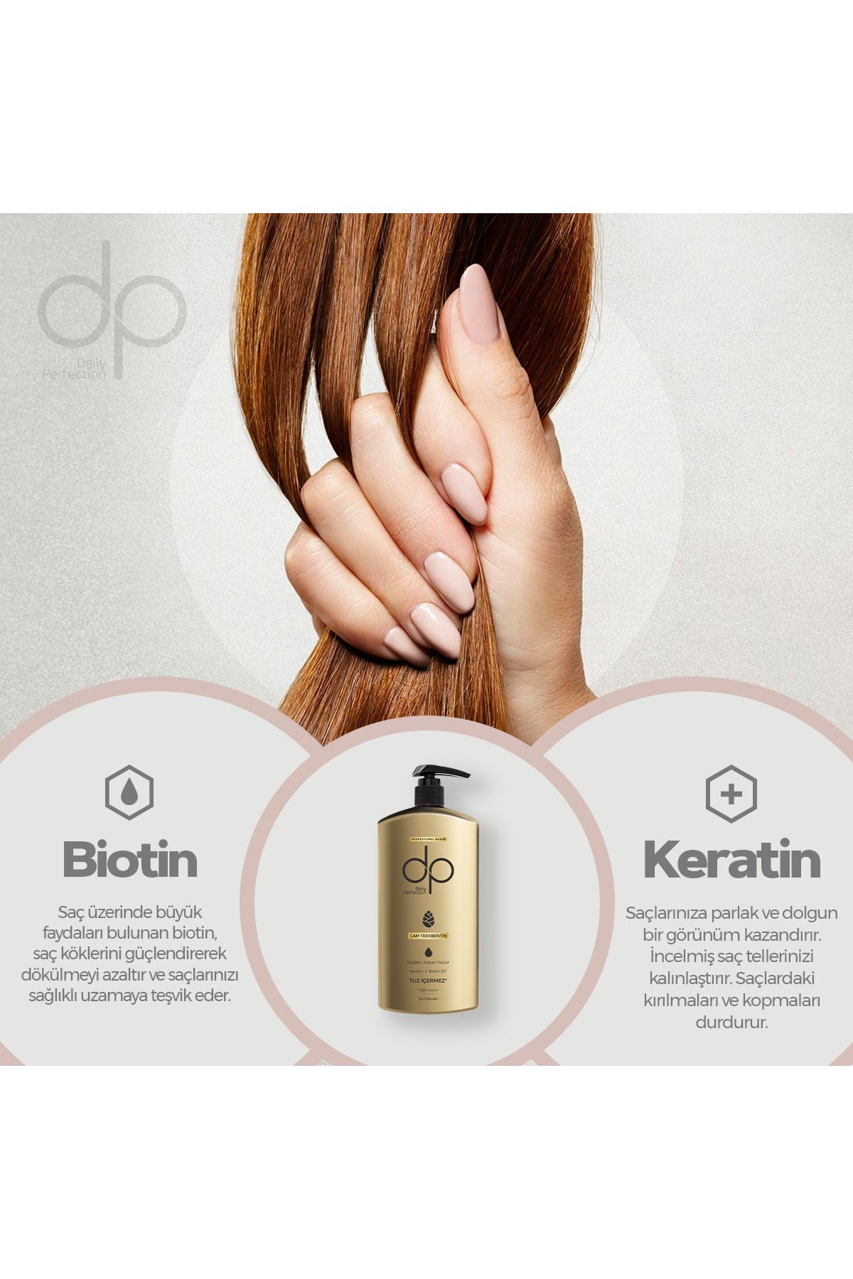 Çam Terebentin Tuzsuz Şampuan 2 Adet 800 ml - Görsel 4