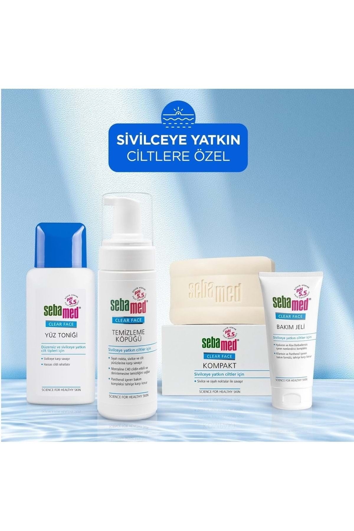 Clear Face Bakım Jeli 50ml (5 Lİ SET) - Görsel 4