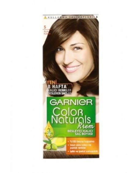 Color Naturals Krem Saç Boyası 5 Açık Kahve