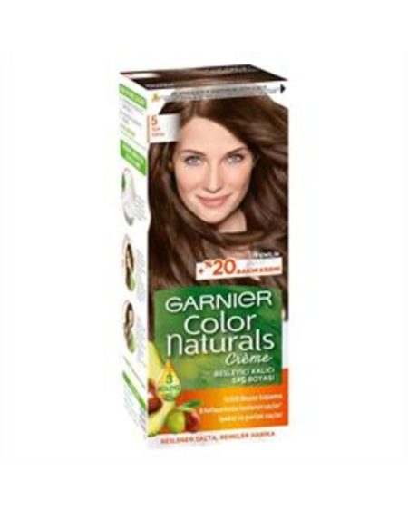 Color Naturals Saç Boyası 5 Açık Kahve ( 1 ADET )