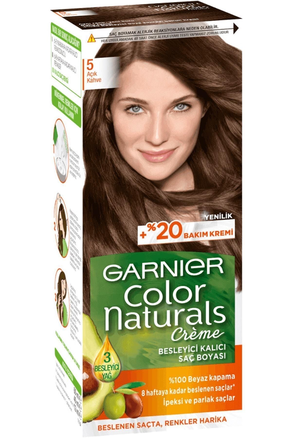 Color Naturals Saç Boyası Açık Kahve No: 5
