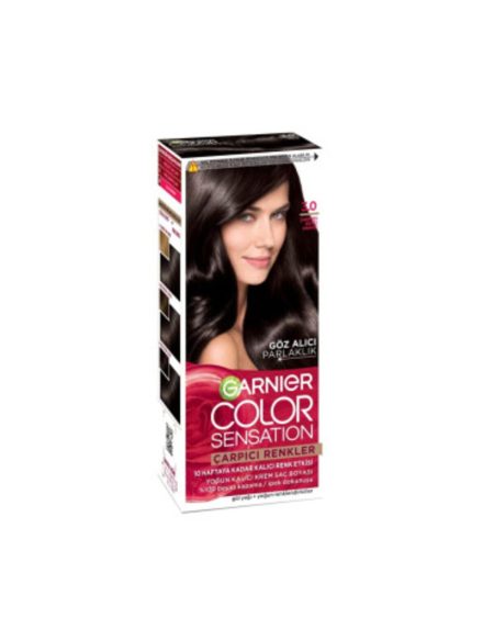 Color Sensation Çarpıcı Renkler Saç Boyası 3.0 Çarpıcı Koyu Kahve ( 1 ADET )