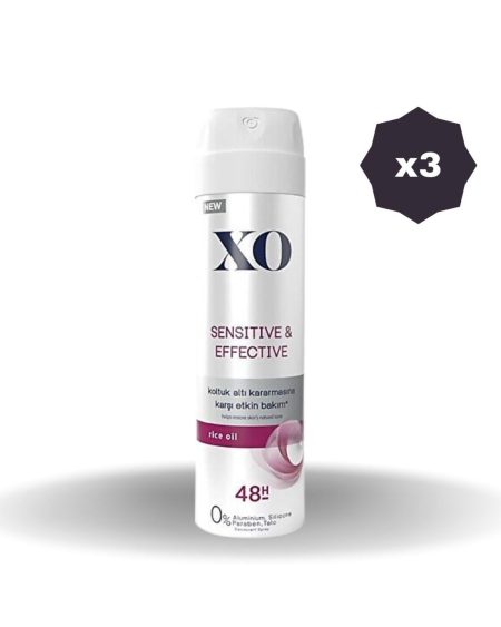 DEO SENSITIVE&EFFECTIV WOMEN 150 ML - (3 ADET)
