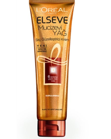 Elseve Mucizevi Yağ Saç Güzelleştirici Krem Kuru ve Sert Saçlar 150 ml