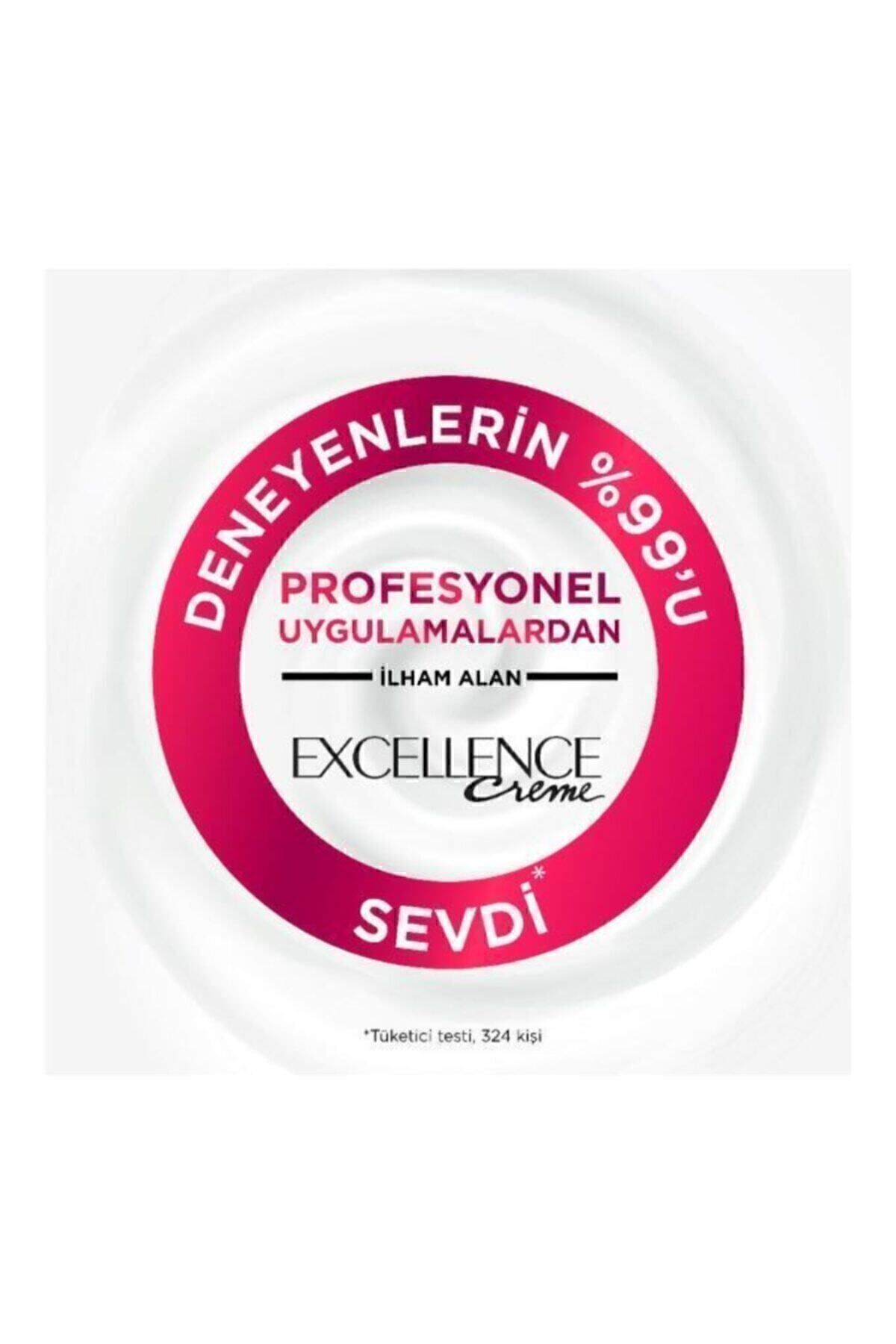 Excellence Creme Saç Boyası 6.1 Küllü Açık Kahve 2'li Set - Görsel 6