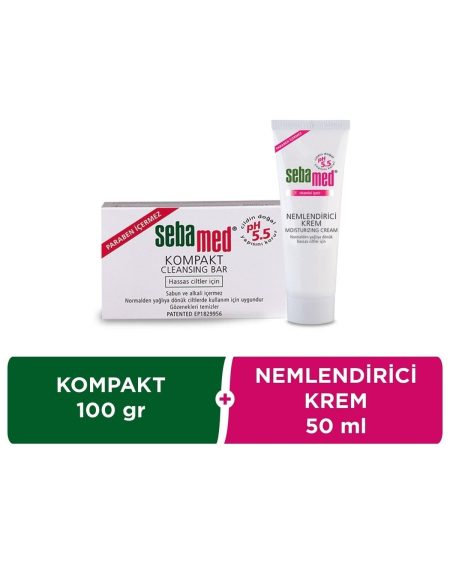 Günlük Bakım Seti Kompakt 100 Gr+ Nemlendirici Krem 50 Ml