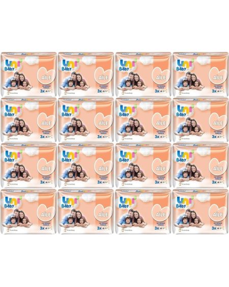 Islak Havlu Mendil Aile 52 Yaprak (48 Li Set) 2496 Yaprak (16PK*3)