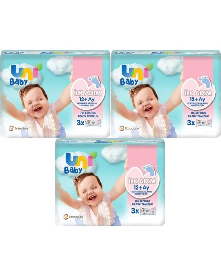 Islak Havlu Mendil İlk Adım 52 Yaprak (9 Lu Set) 468 Yaprak (3PK*3)